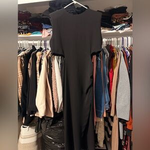 Zara Black Backless Dress